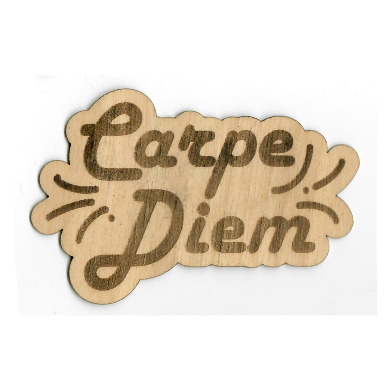 "Carpe Diem" Wood Sticker