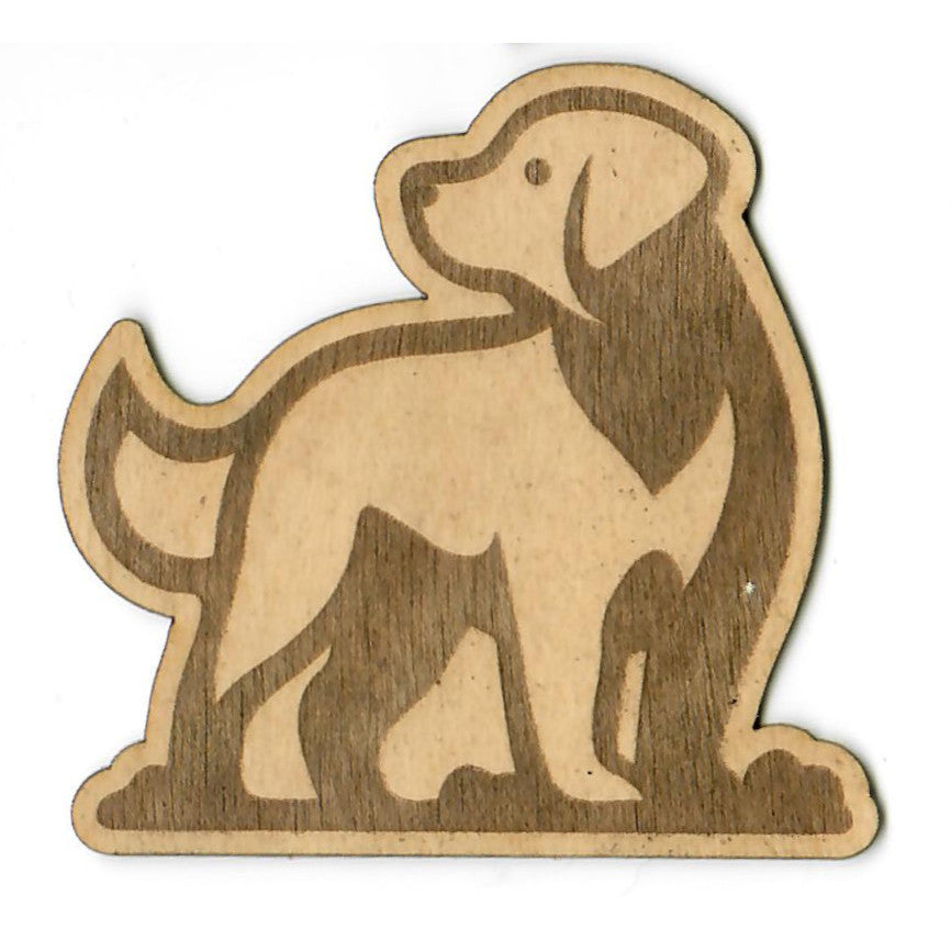 "Dog 1" Wood Sticker